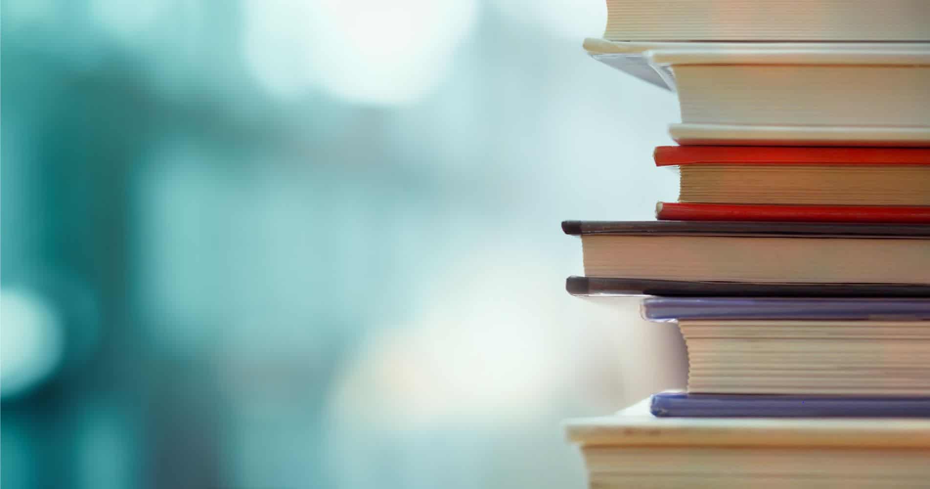 book pile