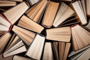 pile of books